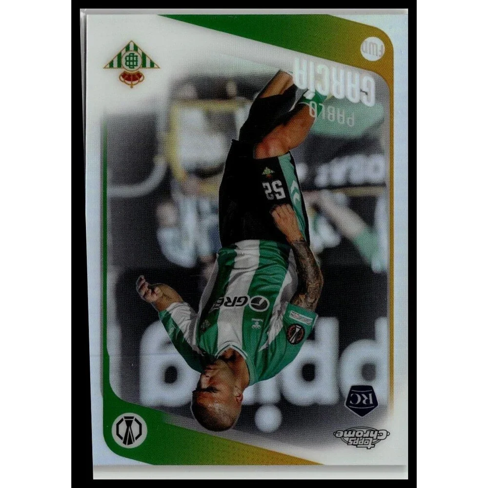 2025-26 Topps Chrome UEFA Pablo García #174 Betis Refractor Rookie